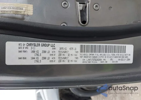 2011 Jeep Compass from USA, damaged, VIN 1J4NF1FB7BD202004